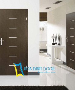 Cửa gỗ công nghiệp MDF phủ melamine KD.M1R6