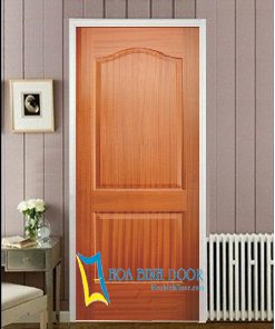 Cửa gỗ công nghiệp HDF veneer KD.2A-SAPELE