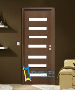 Cửa gỗ công nghiệp MDF phủ laminate KD.GL7