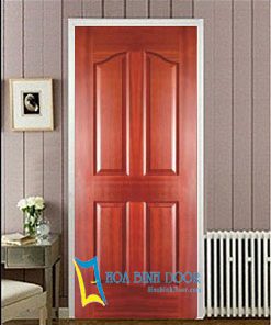 Cửa gỗ công nghiệp HDF veneer KD.4A-Căm Xe