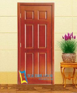 Cửa gỗ công nghiệp HDF veneer KD.6A-Căm Xe
