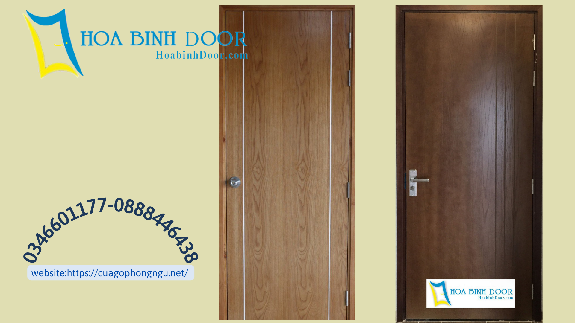 Cửa gỗ MDF Melamine TẠI NHA TRANG