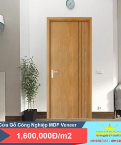 Cửa gỗ công nghiệp MDF Veneer