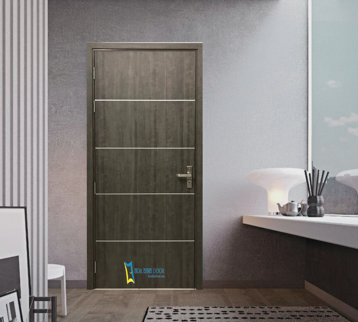 Mẫu cửa gỗ phòng ngủ đẹp