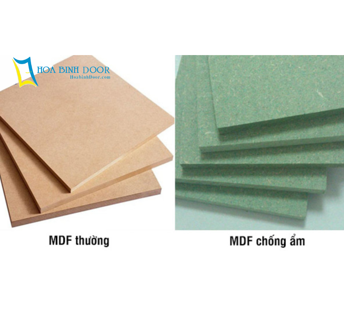 Cửa gỗ MDF Melamine tại Bình Dương