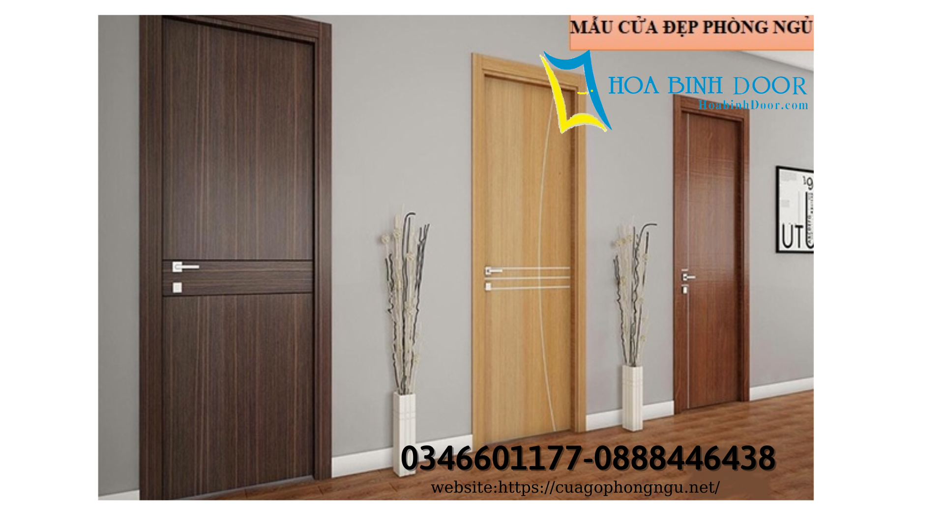 Cửa gỗ MDF Melamine tại Bến Tre