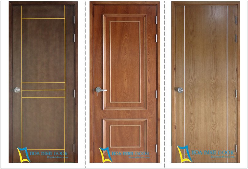 Cửa gỗ MDF veneer tại Bình Tân