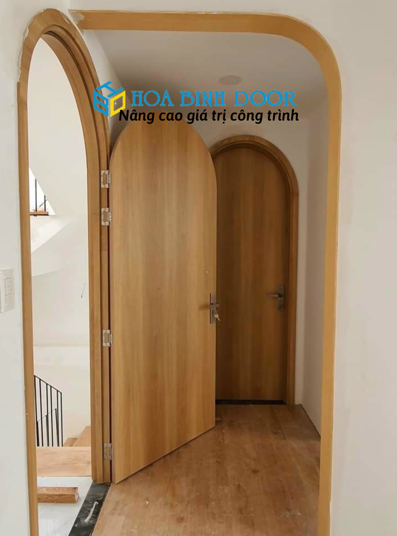 Cửa gỗ vòm MDF Melamine tại Vũng Tàu