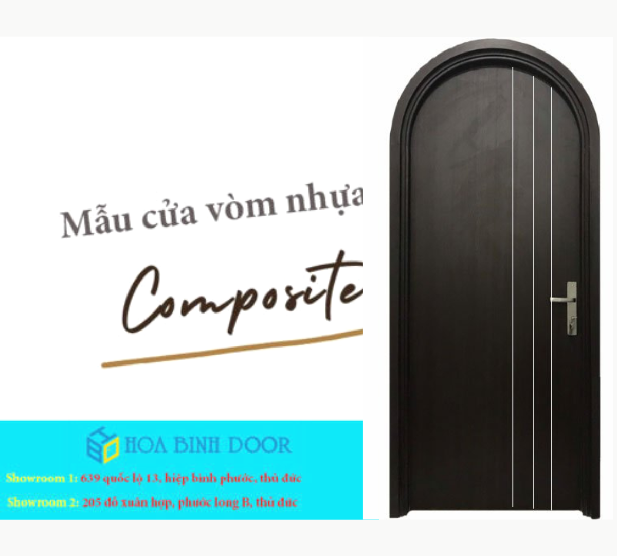 Cửa gỗ vòm MDF Melamine tại Vũng Tàu