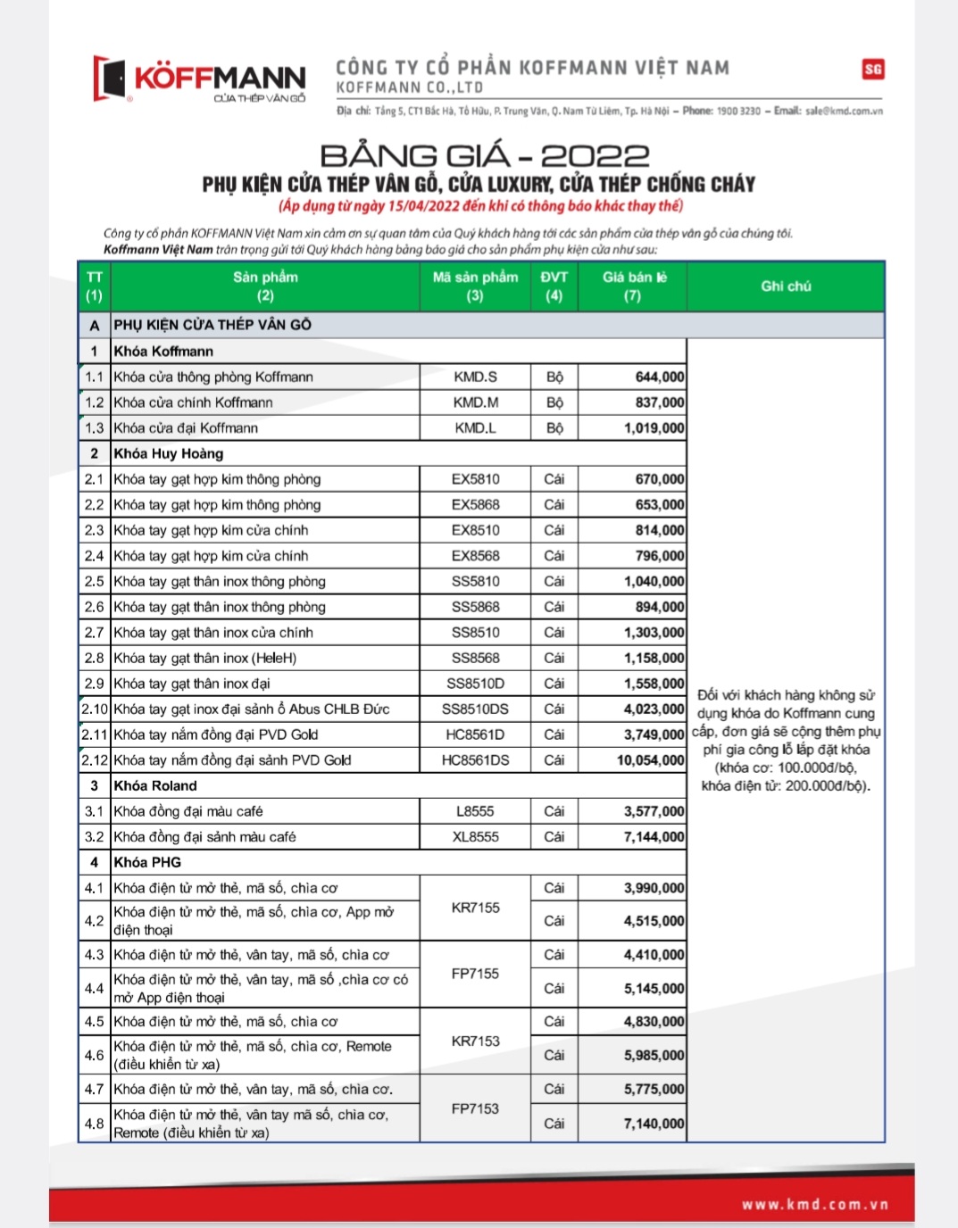 Báo giá cửa thép vân gỗ 