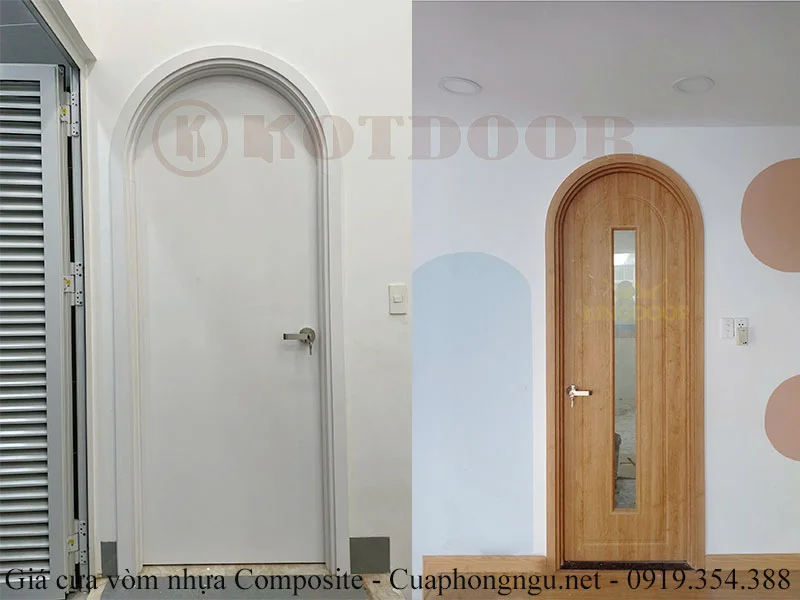 Giá cửa vòm nhựa Composite