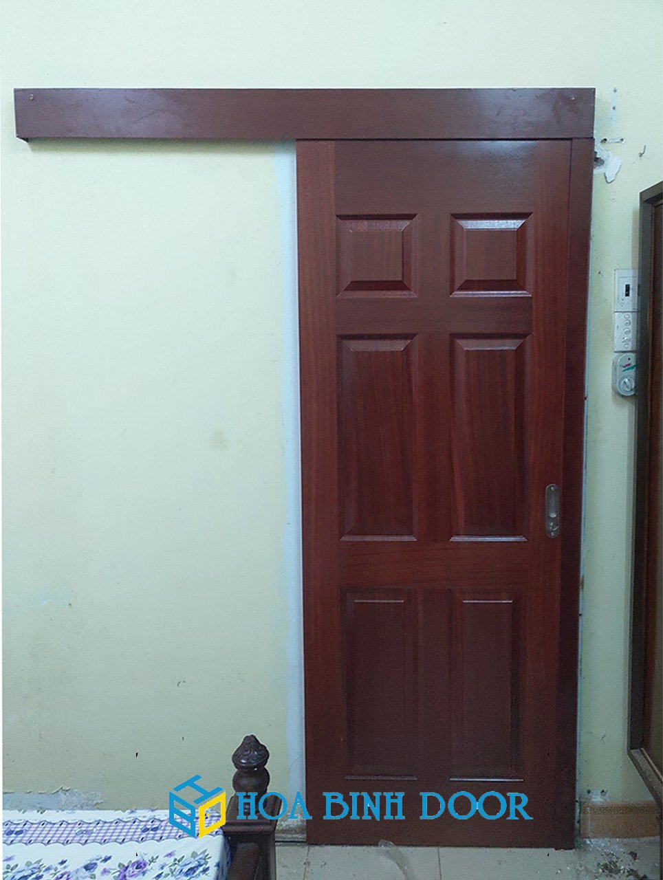 Cửa lùa gỗ công nghiệp An Cường