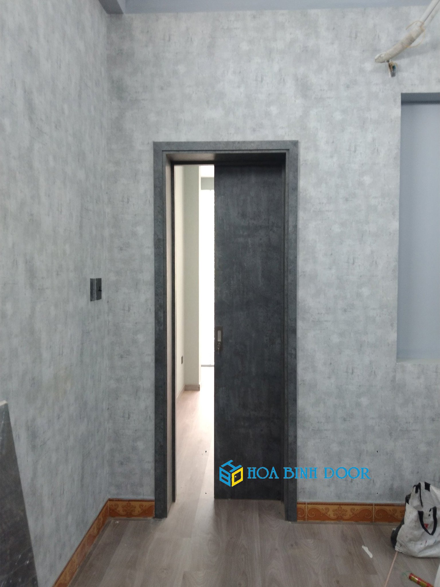 Cửa lùa gỗ công nghiệp An Cường