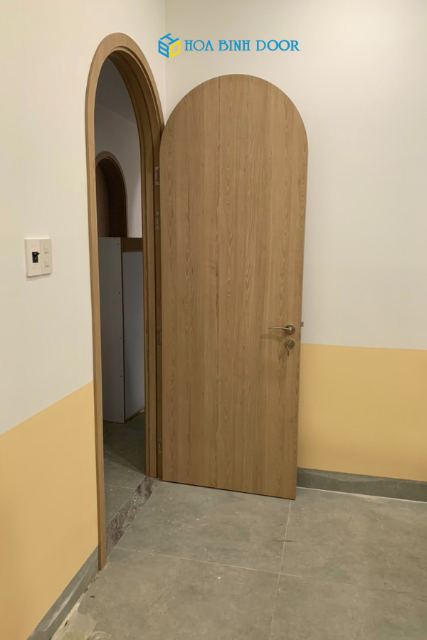 Cửa gỗ vòm MDF Melamine tại Vũng Tàu