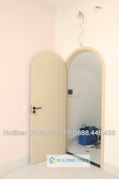 Cửa nhựa vòm Compsite tại Bình Thạnh