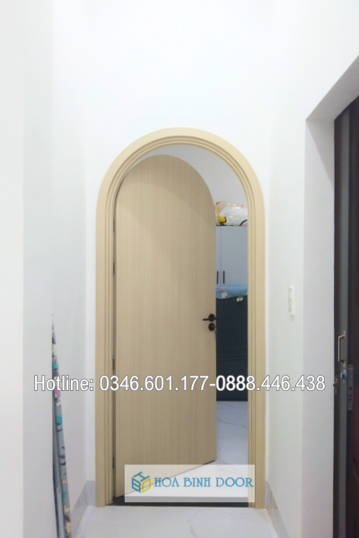 Cửa nhựa vòm Compsite tại Bình Thạnh