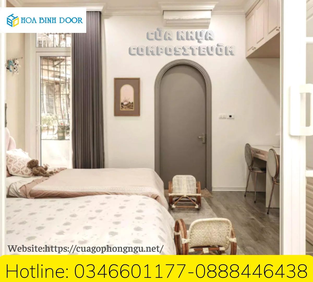 Mẫu cửa nhựa vòm Composite tại Gò Vấp