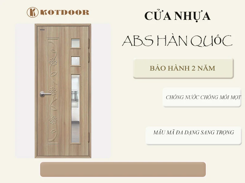 Giá Cửa Nhựa ABS Hàn Quốc Tại Nhà Bè | Cửa Nhựa Phòng Ngủ Cua-nhua-ABS-Han-Quoc-KOS-204-tai-Nha-BemSK60