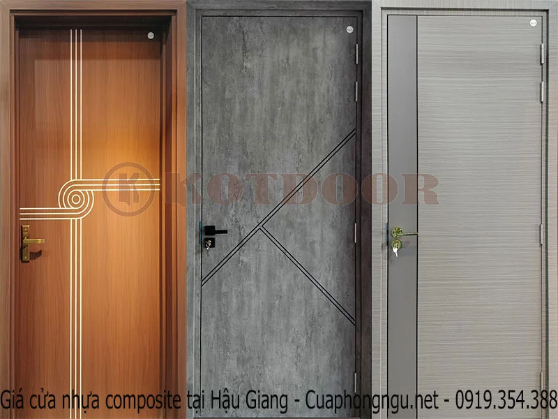 Giá cửa nhựa composite tại Hậu Giang