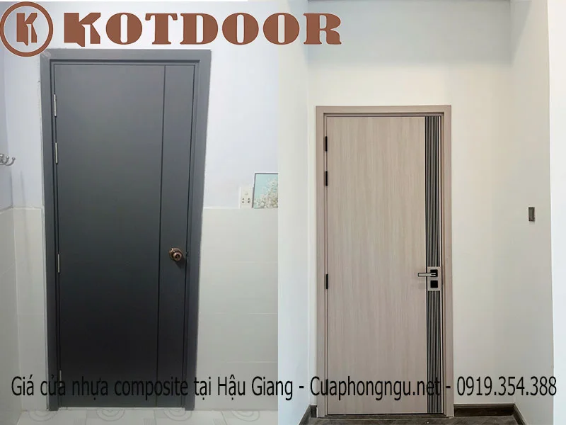 Giá cửa nhựa composite tại Hậu Giang