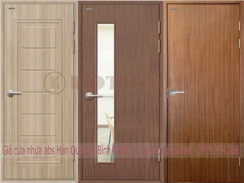 Giá cửa nhựa abs Hàn Quốc tại Bình Phước