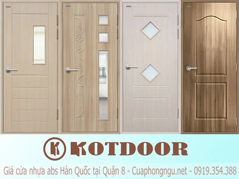 Giá cửa nhựa abs Hàn Quốc tại Quận 8