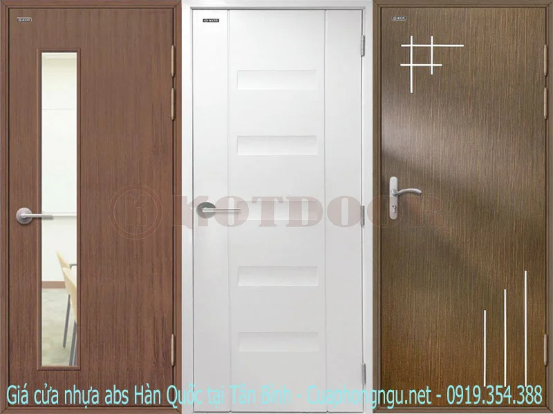 Giá cửa nhựa abs Hàn Quốc tại Tân Bình