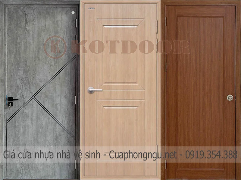 Giá cửa nhựa nhà vệ sinh