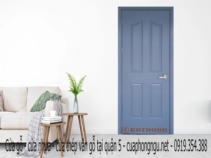 Cửa gỗ - cửa nhựa - cửa thép vân gỗ tại quận 5