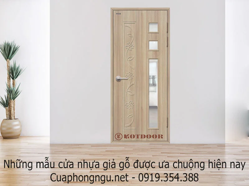 Những Mẫu Cửa Nhựa Giả Gỗ Được Ưa Chuộng Hiện Nay