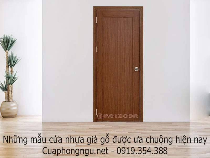 Những Mẫu Cửa Nhựa Giả Gỗ Được Ưa Chuộng Hiện Nay