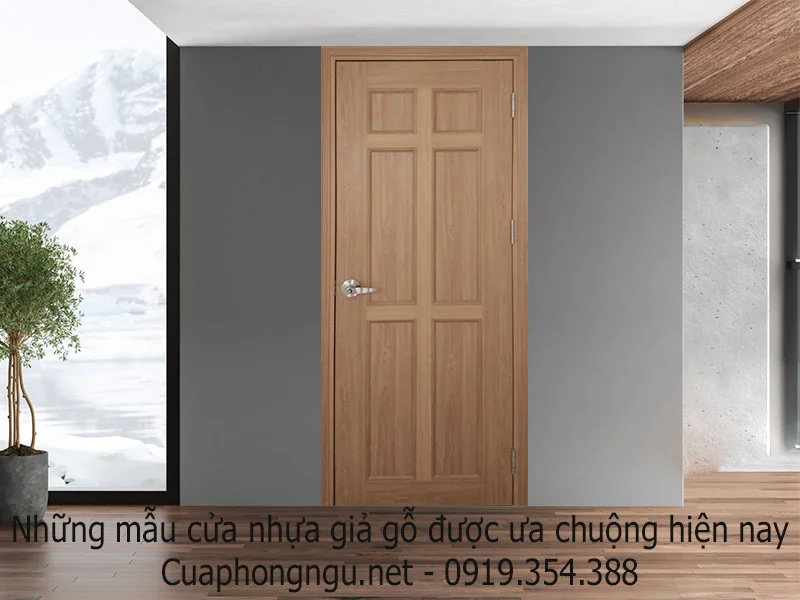 Những Mẫu Cửa Nhựa Giả Gỗ Được Ưa Chuộng Hiện Nay