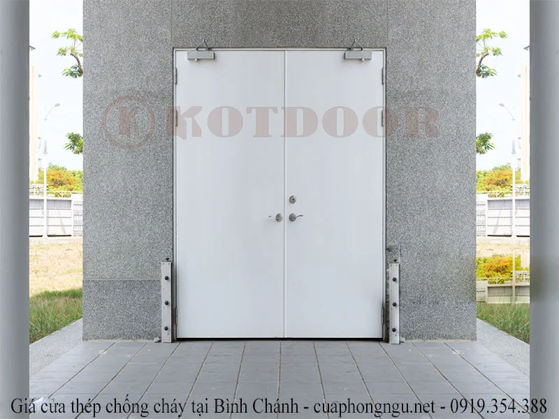 giá cửa thép chống cháy tại Bình Chánh 