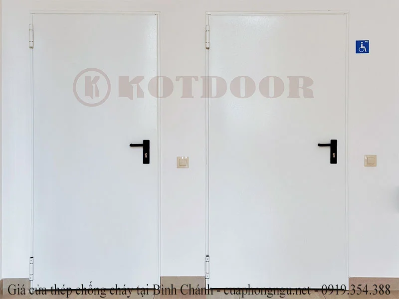 giá cửa thép chống cháy tại Bình Chánh