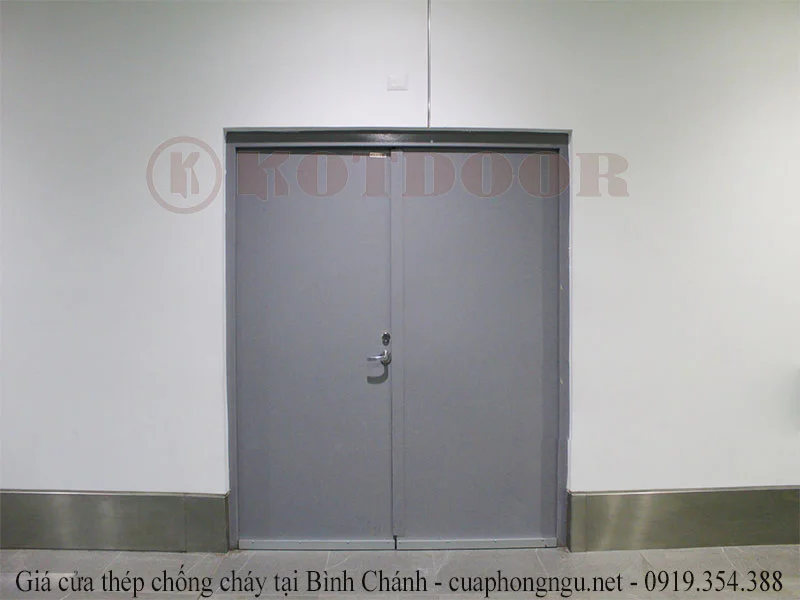 giá cửa thép chống cháy tại Bình Chánh 