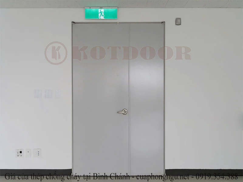 giá cửa thép chống cháy tại Bình Chánh 