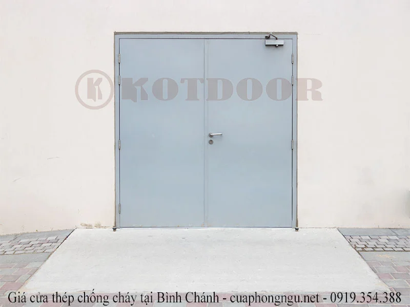 giá cửa thép chống cháy tại Bình Chánh 