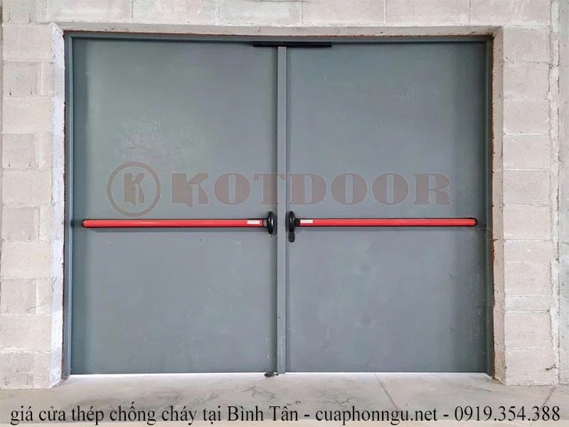 giá cửa thép chống cháy tại Bình Tân