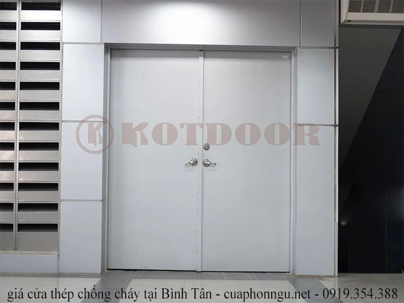 giá cửa thép chống cháy tại Bình Tân