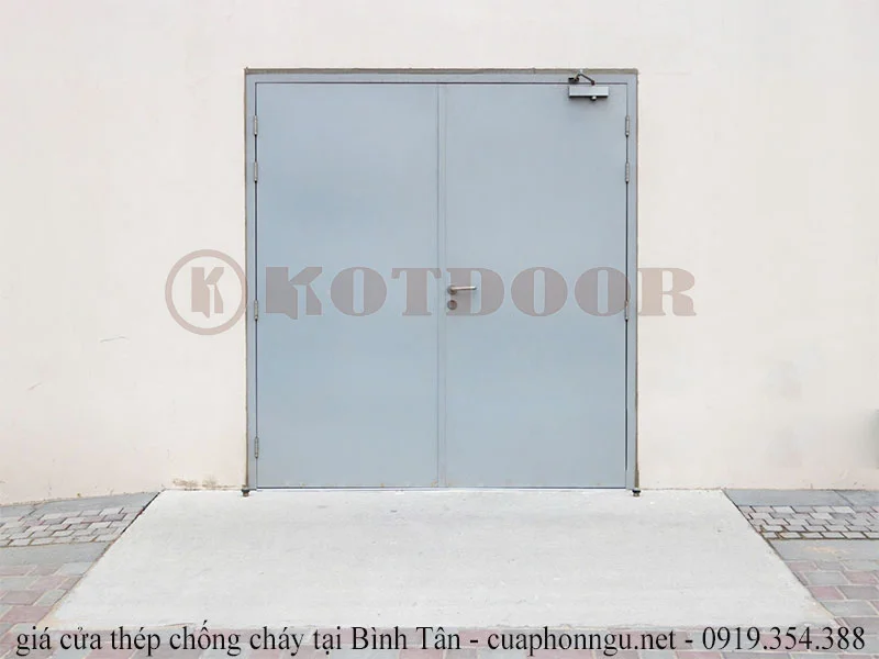 giá cửa thép chống cháy tại Bình Tân