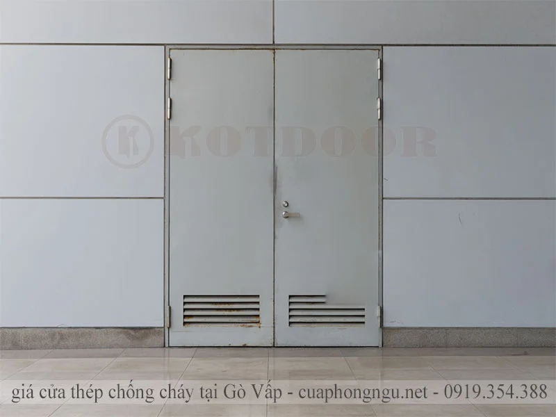 giá cửa thép chống cháy tại Gò Vấp