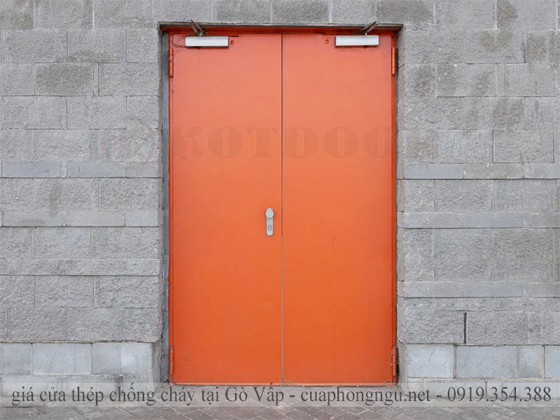 giá cửa thép chống cháy tại Gò Vấp