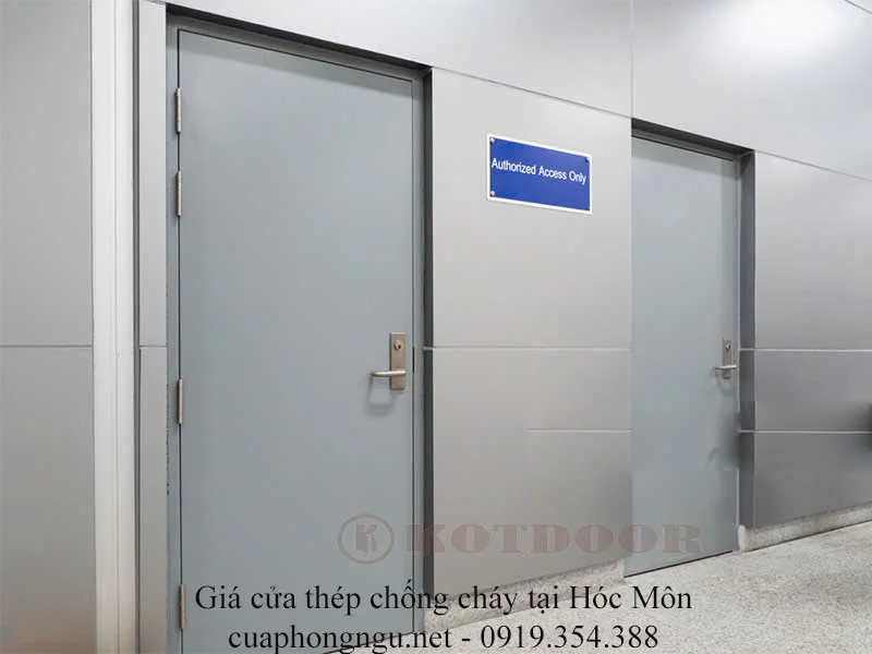 Giá Cửa Thép Chống Cháy Tại Hóc Môn | Uy Tín & Giá Tốt