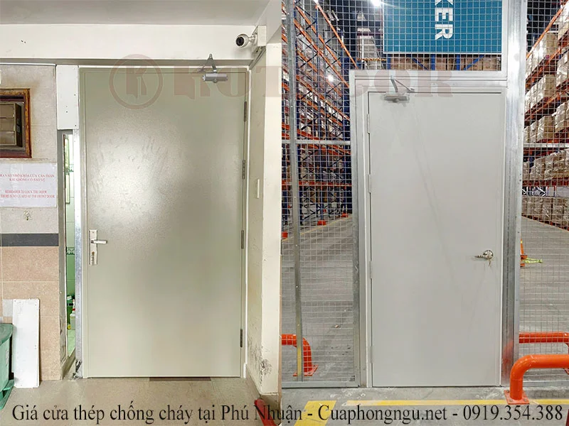 giá cửa thép chống cháy tại Phú Nhuận