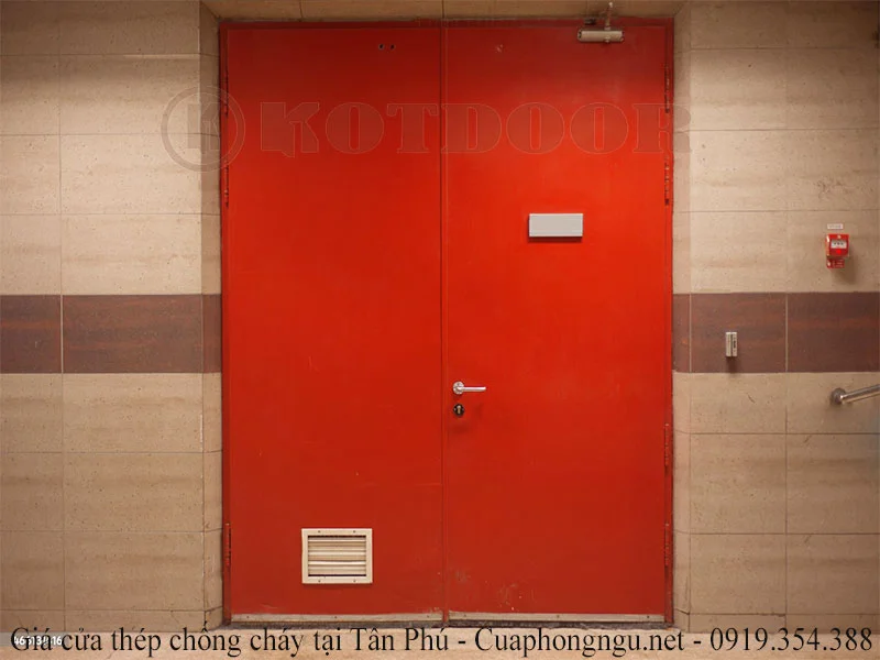 giá cửa thép chống cháy tại Tân Phú 