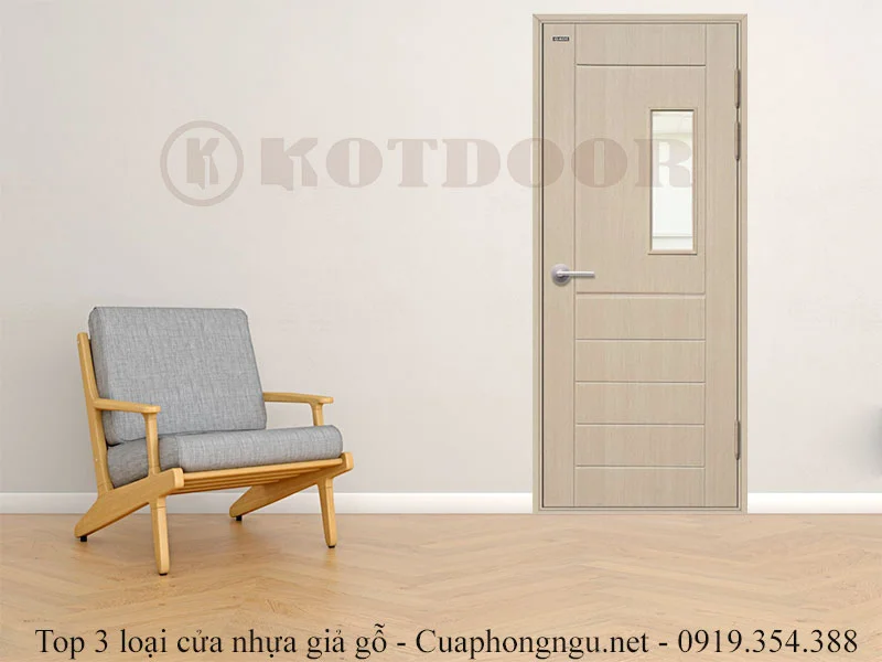 top 3 loại cửa nhựa giả gỗ 