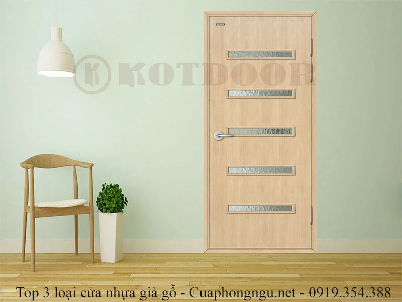 top 3 loại cửa nhựa giả gỗ 