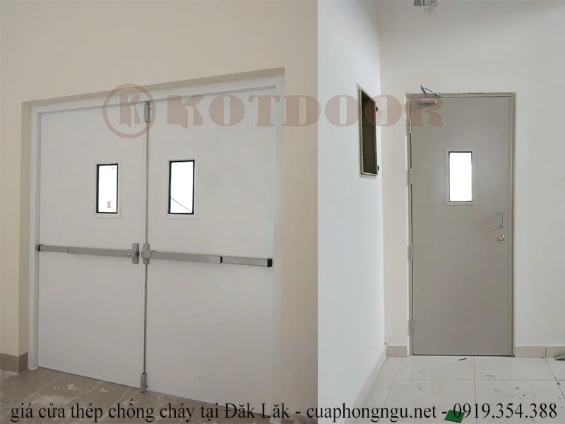 Giá Cửa Thép Chống Cháy Tại Đăk Lăk | Bền Đẹp, Chống Cháy Hiệu Quả
