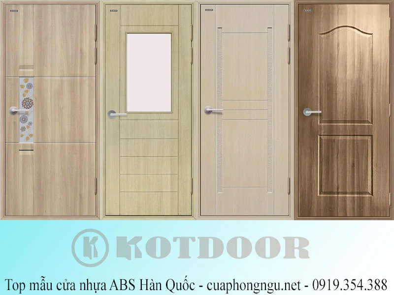 top mẫu cửa nhựa ABS Hàn Quốc