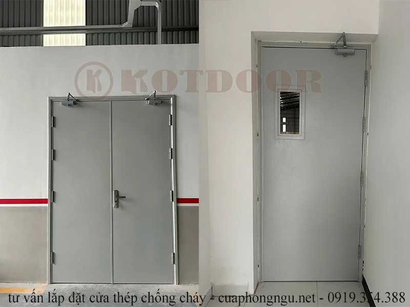 tư vấn lắp đặt cửa thép chống cháy